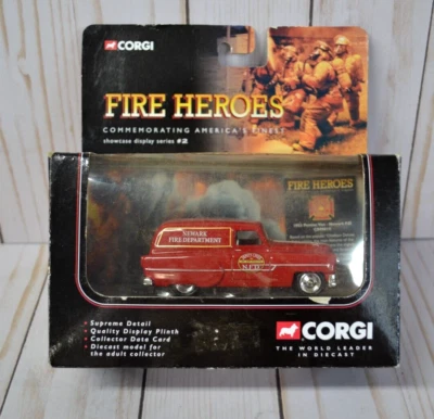 Corgi Diecast Fire Heroes Newark Fire Dept Pontiac Van Fire Support  90014 - Image 1 of 3