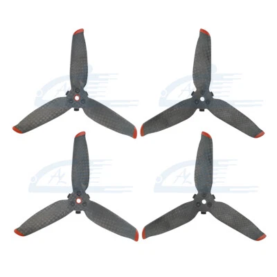 Carbon Fiber Propellers 3-Blade Props Blades for DJI FPV Combo Drone Accessories - Image 1 of 4