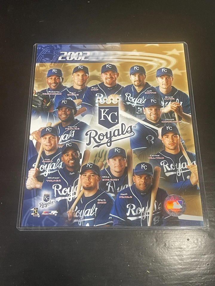 2002 Kansas City Royals 8x10 Team Photo Collage Carlos Beltran Mike Sweeney - Image 1 of 1
