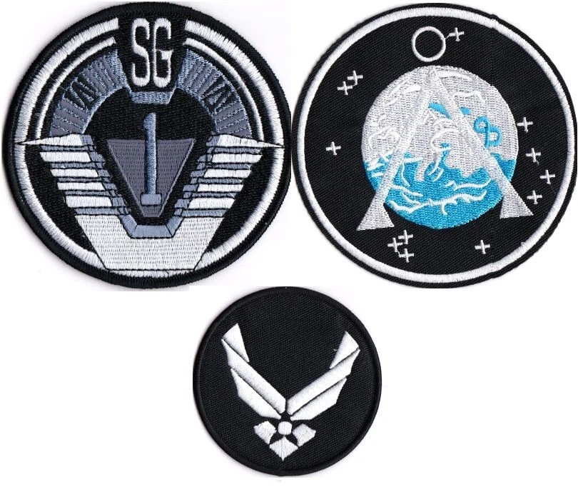 Stargate  lot 3 ecussons 1ère version Stargate SG1 team 1st version patch lot - Photo 1/1