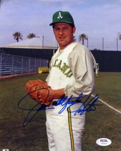 Jim Catfish Hunter PSA DNA Coa Hand Signed 8x10 Photo Autograph - Picture 1 of 2