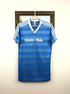 Vintage 80's Adidas West Germany Football Template Shirt Soccer Jersey Trikot M - Picture 1 of 12