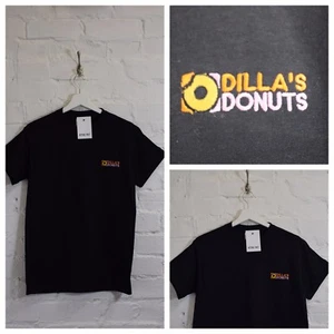 Camiseta Negra Real Fact Dillas Donuts Hip Hop Negra J Dilla Jay Dee - Imagen 1 de 4