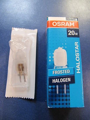 Osram Halostar 20W 12V G4, 64425 64425F 64425FR f MATT Halogenlampe DIMMBAR !! - Bild 1 von 4