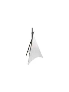 ADJ White Tripod DJ PA Speaker Stand Lighting Scrim Screens Pair For Wedings - Picture 1 of 4