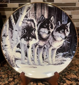 "Wolf Pack" The Franklin Mint Sammelteller neuwertig - Bild 1 von 5