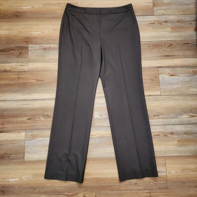 Pantalones de vestir para mujer Elie Tahari 12 marrones Foto 1 de 4
