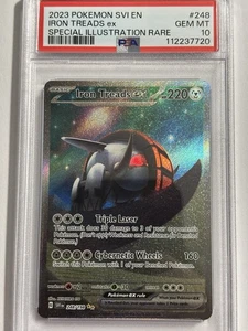 PSA 10 Iron Treads Ex 248/198 - Scarlet & Violet Base Special Illustration Rare - Picture 1 of 2
