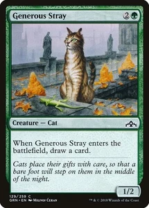 Generous Stray 2x FOIL GRN MTG Guilds of Ravnica Common MINT green - Picture 1 of 1