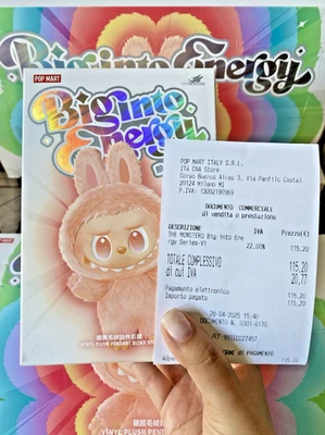 Pop Mart LABUBU The Monsters Big Into Energy Blind Box Nuovo Originale LUCK LOVE - Imagen 1 de 4