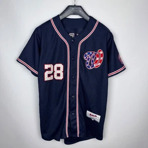 CAMISETA MAJESTUOSA DE BÉISBOL DE LOS NACIONALES DE WASHINGTON MLB talla 44 HOMBRE #28 WERTH - Imagen 1 de 24
