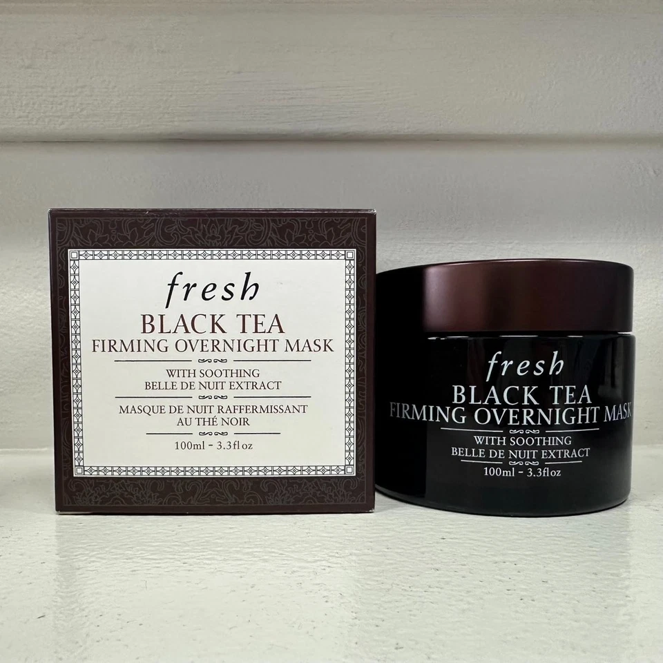 Mascarilla reafirmante de té negro fresco durante la noche 3,3 oz/100 ml Foto 1 de 1