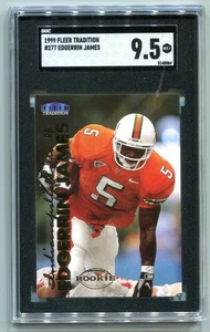 1999 Fleer Tradition Edgerrin James RC #277 SGC 9.5 MINT+ HOF - Picture 1 of 2
