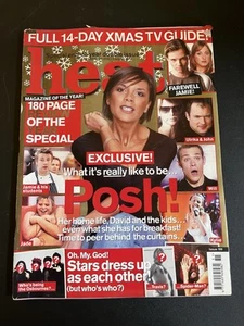 Victoria Beckham / Posh Spice In Heat Magazine 21st December 2002 - 3rd Jan 2003 - Picture 1 of 6