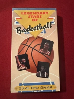Legendary Stars of Basketball (VHS, 1992) NEW SEALED 50 All Time Greats-Jordan - Image 1 of 4