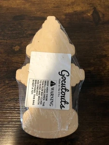 Gocutouts Wooden 9" Fire Hydrant Shape Unfinished Birch Lot of 6 Pc Sealed New - Picture 1 of 2