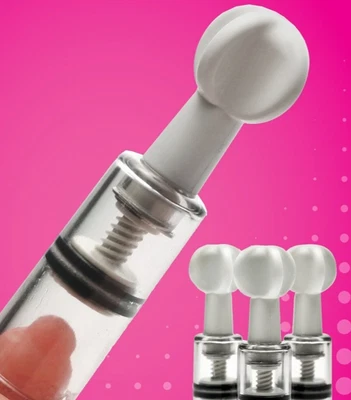 Max Twist Clítoris y Pezón Triple Succión Alargador Potenciador Set Mejora S Foto 1 de 4