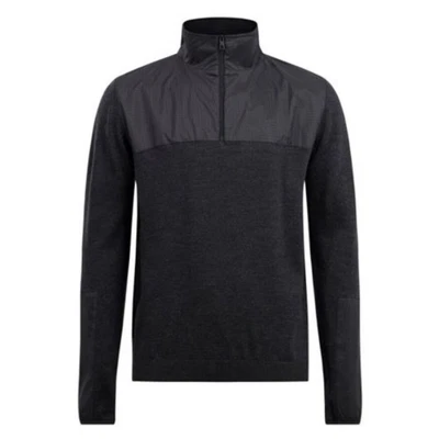 J Lindeberg Sweater Mens Large Gray Arlo Golf Knit Pullover Half Zip Athletic - Image 1 of 4