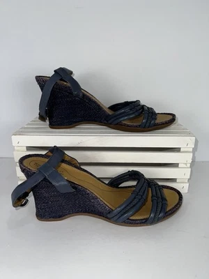 Rockport Shoes Womens Size 9M Wedge Sandals Leather Upper Strappy Espadrille - Image 1 of 4