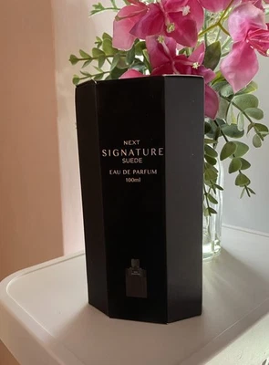 Next Mens Signature  Suede 100 ml Eau De Parfum Aftershave spray 🖤 - Image 1 of 4
