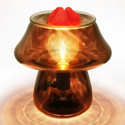 Mushroom Desk Lamp - Small Vintage Table Lamp for Bedroom, Office, Bedside, N... - Image 1 of 4