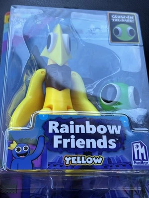 Rainbow Friends Yellow Figure Glow in the Dark PhatMojo Roblox Toy - Brand New   - Image 1 of 4