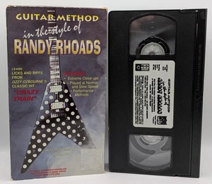 Guitar Method In The Style of Randy Rhoads VHS Video Cassette Tape - Picture 1 of 3