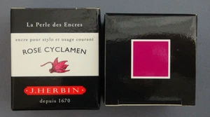 HERBIN TINTE SCHRIFT / ZEICHNUNG ROSA CYCLAMEN PINK INK COLOR CALLIGRAPHY - Bild 1 von 1