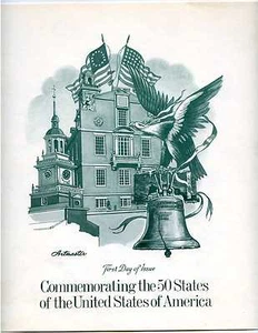 1682a 1976 State Flags full pane in Artmaster Folder, FDC - Picture 1 of 3