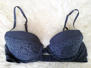 GILLY HICKS by Abercrombie LACE DEMI BRA GRAY 34B NWT - Picture 1 of 4