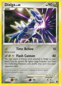 (pok-GE-016) Dialga (R) Pokemon D&P Great Encounters Card # 16 - Picture 1 of 1