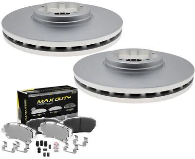 Pastilla de freno delantera de flota ultra premium y rotor recubierto PARA 20-22 FORD Transit 150 Foto 1 de 4