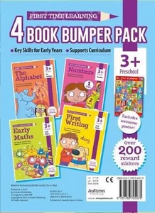 NEW x 4 HELP WITH HOMEWORK age 3 (& POSTER & stickers) Numbers Early maths Alpha - Picture 1 of 1