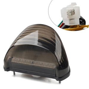 Black Tail Light Brake Light Turn Signals For Kawasaki Ninja ZX-12R 2000-2005 - Picture 1 of 13