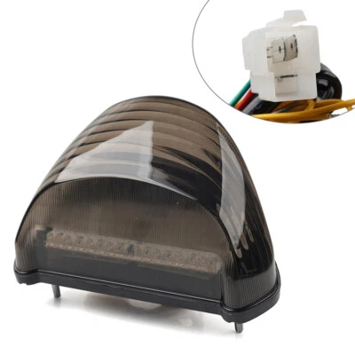 Black Tail Light Brake Light Turn Signals For Kawasaki Ninja ZX-12R 2000-2005 - Image 1 of 4