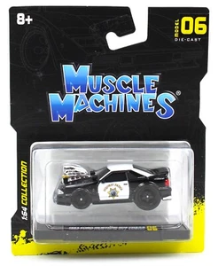 2021 Maisto 1:64 *Muscle Machines #06* CHiPs Highway Patrol 1993 Mustang Neu in OVP! - Bild 1 von 1