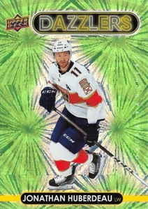 2021-22 Upper Deck Dazzlers Green #DZ22 Jonathan Huberdeau - Picture 1 of 2
