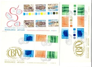 DUTCH ANTILLEN 1978 -3 x FDC COVER WITH BRIDGE PAIRS VF - Picture 1 of 1
