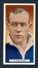 1934 Ardath Famous Footballers Tobacco H Gallacher #6 Chelsea No 6 Cigarettes 