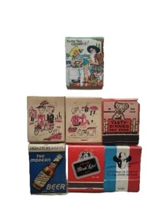 Vintage Matchbox 7 Very Nice Collections, 2 Use - Picture 1 of 2