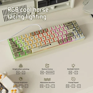 AJAZZ AK680 65% Hotswap Teclado Mecánico Gaming, Arco Iris Programable - Imagen 1 de 15
