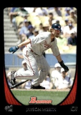 2011Bowman  #121 Jayson Werth Washington Nationals Baseball card - Image 1 of 2