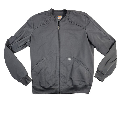 VETEMENTS Bomber Dickies unisex grigio grunge da lavoro zip tasche equilibrio taglia S