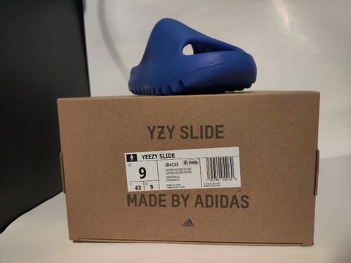 Adidas Yeezy Slide ""Azure"" (ID4133) da uomo taglia 9