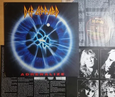 VG+ / DEF LEPPARD - Adrenalize [ 1992 KOREA Orig 1st Vinyl ] 4P w/Insert - Image 1 of 4