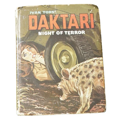 VINTAGE BIG LITTLE BOOK 1968 DAKTARI IVAN TORS NIGHT OF TERROR HARDCOVER - Image 1 of 4