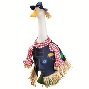 Scarecrow Goose Outfit Costume for 23"H Goose, Polyester - Picture 1 of 3