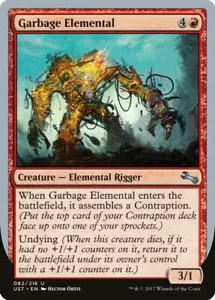 Garbage Elemental (b 3/1) Unstable NM Red Uncommon MAGIC MTG CARD ABUGames - Picture 1 of 1