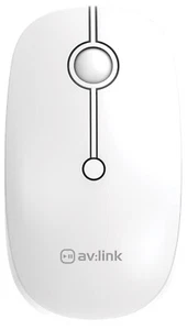AV:LINK BLUETOOTH ULTRA-SLIM SILENT WIRELESS MOUSE-WHITE - Picture 1 of 1
