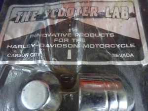 Harley Davidson Big Twin Softail Models 93-96 Rpl Chrome AXLE Adjuster Cover Kit - Picture 1 of 9